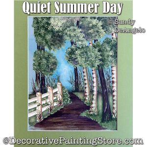 Quiet Summer Day Painting Pattern PDF DOWNLOAD - Sandy DeAngelo