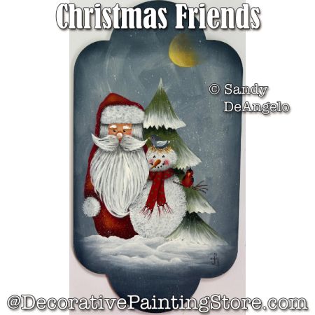 Christmas Friends Painting Pattern - Sandy DeAngelo