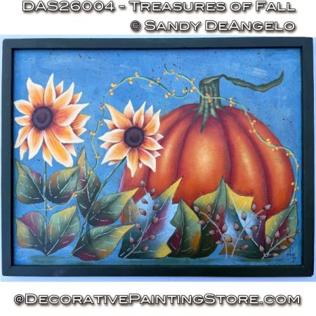 Treasures of Fall Painting Pattern - Sandy DeAngelo