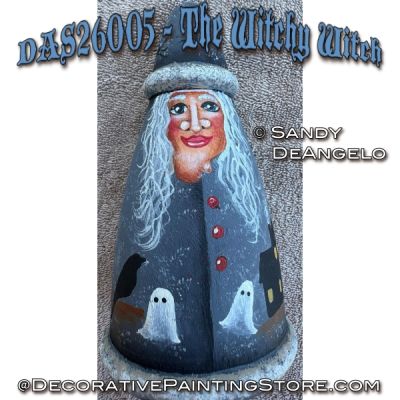 The Witchy Witch Painting Pattern - Sandy DeAngelo