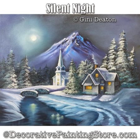 Silent Night (Oil) Painting Pattern - Gini Deaton