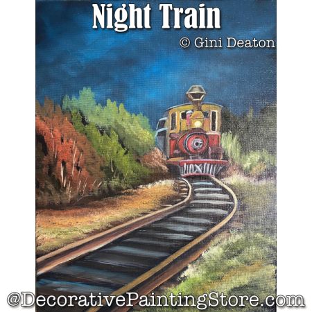 Night Train (Oil) Painting Pattern - Gini Deaton