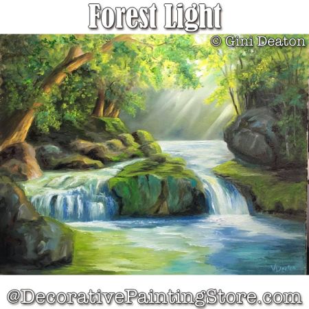 Forest Light (Oil) Painting Pattern - Gini Deaton