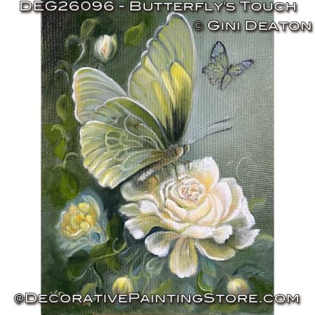 Butterfly's Touch (Oil) Painting Pattern - Gini Deaton