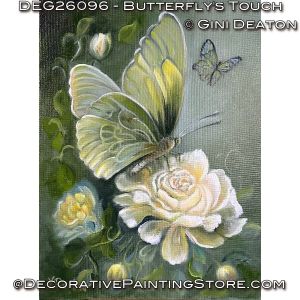 Butterfly's Touch (Oil) Painting Pattern - Gini Deaton