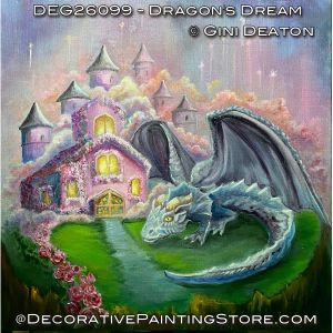 Dragon's Dream (Oil) Painting Pattern - Gini Deaton