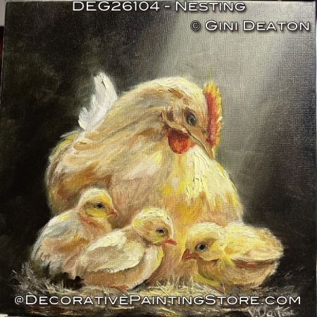 Nesting (Oil) Painting Pattern - Gini Deaton