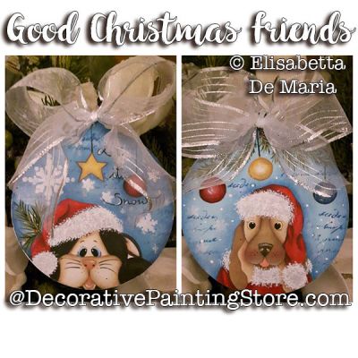 Good Christmas Friends e-Pattern - Elisabetta DeMaria - PDF DOWNLOAD