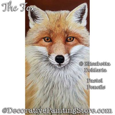 The Fox Pastel Painting Pattern PDF DOWNLOAD - Elisabetta DeMaria
