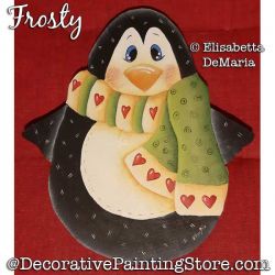 Frosty (Penguin) Painting Pattern PDF DOWNLOAD - Elisabetta DeMaria