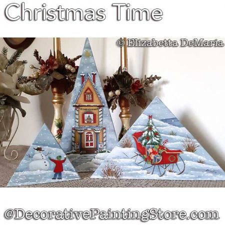 Christmas Time Painting Pattern PDF DOWNLOAD - Elisabetta DeMaria