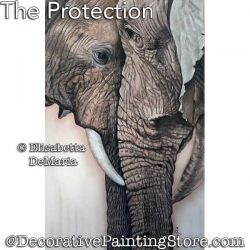 The Protection (Elephants) Pastel Painting Pattern PDF DOWNLOAD - Elisabetta DeMaria