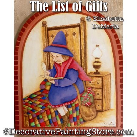 The List of Gifts Painting Pattern PDF DOWNLOAD - Elisabetta DeMaria