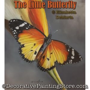 The Little Butterfly Color Pencil Painting Pattern PDF DOWNLOAD - Elisabetta DeMaria