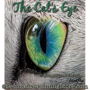 The Cat's Eye Color Pencil Painting Pattern PDF DOWNLOAD - Elisabetta DeMaria