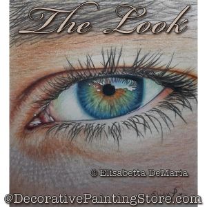 The Look Color Pencil Painting Pattern PDF DOWNLOAD - Elisabetta DeMaria