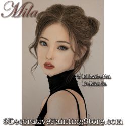 Mila Colored Pencil Painting Pattern PDF DOWNLOAD - Elisabetta DeMaria