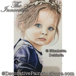 The Innocence Colored Pencil Painting Pattern PDF DOWNLOAD - Elisabetta DeMaria