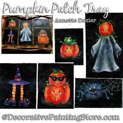 Pumpkin Patch Tray PDF DOWNLOAD - Annette Dozier