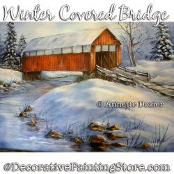 Winter Covered Bridge PDF DOWNLOAD - Annette Dozier