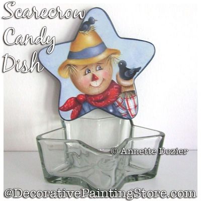 Scarecrow Candy Dish PDF DOWNLOAD - Annette Dozier
