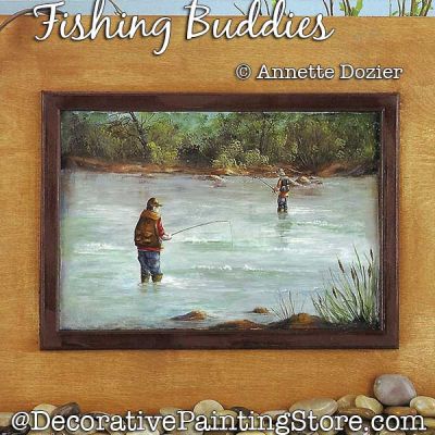 Fishing Buddies Painting Pattern PDF DOWNLOAD - Annette Dozier
