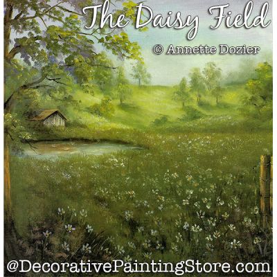 The Daisy Field Painting Pattern PDF DOWNLOAD - Annette Dozier