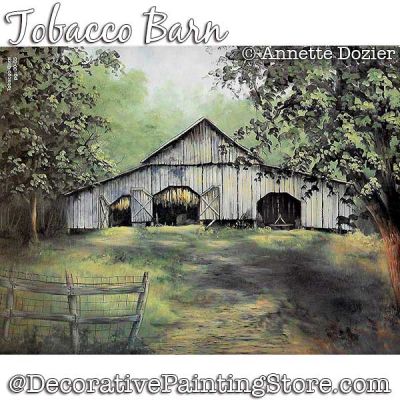 Tobacco Barn Painting Pattern PDF DOWNLOAD - Annette Dozier