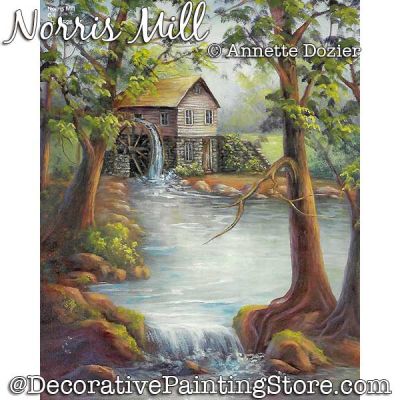 Norris Mill Painting Pattern PDF DOWNLOAD - Annette Dozier