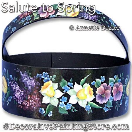 Salute to Spring Painting Pattern PDF DOWNLOAD - Annette Dozier