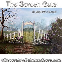 The Garden Gat Painting Pattern PDF DOWNLOAD - Annette Dozier