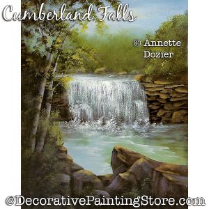 Cumberland Falls Painting Pattern PDF DOWNLOAD - Annette Dozier