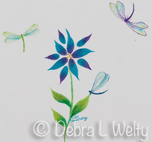 Dragonfly Frolic T-shirt Pattern DOWNLOAD