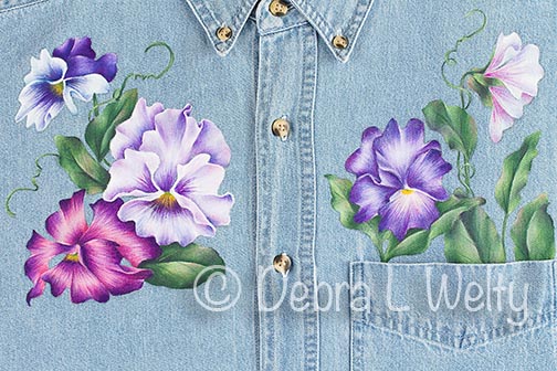 More Pansies Pattern DOWNLOAD