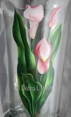 Calla Lilies on Glass in Oils e-Pattern DOWNLOAD