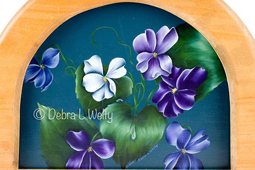 Violets in Oils e-Pattern DOWNLOAD