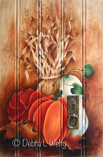 Autumn Display in Oils e-Pattern DOWNLOAD
