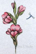 Glad U R Mine in Pen & Ink on Fabric e-Pattern DOWNLOAD