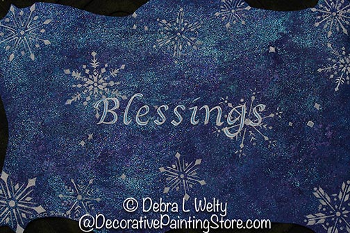 Winter Blessings Table Runner and Placemats Pattern BY DOWNLOAD
