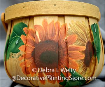 Sunflower Basket Pattern BY DOWNLOAD