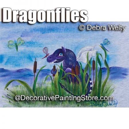 Dragonflies e-Pattern - Debra Welty - PDF DOWNLOAD