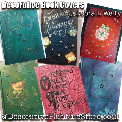 Decorative Book Covers e-Pattern - Debra Welty - PDF DOWNLOAD