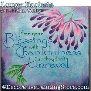 Loopy Fuchsia DOWNLOAD - Debra Welty