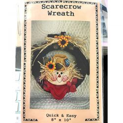 Scarecrow Wreath Painting Pattern by Dianna Marcum BY MAIL