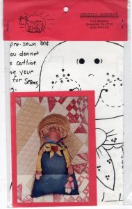 Homespun Country Girl Doll Pattern by Kathie Rueger BY MAIL