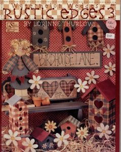 Watermelon Wedges and Rustic Edges 3 by Lorinne Thurlow