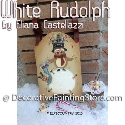 White Rudolph ePattern - Eliana Castellazzi - PDF DOWNLOAD