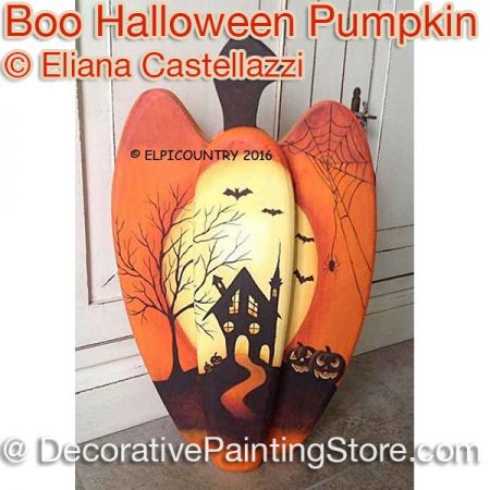 Boo Halloween Pumpkin ePattern - Eliana Castellazzi - PDF DOWNLOAD
