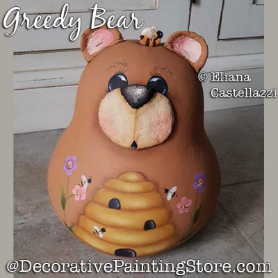 Greedy Bear Gourd ePattern - Eliana Castellazzi - PDF DOWNLOAD