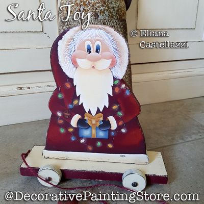 Santa Pull Toy ePattern - Eliana Castellazzi - PDF DOWNLOAD